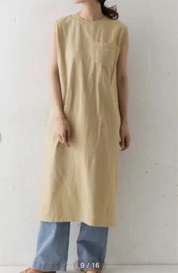 URBAN RESEARCH DOORS 슬리브리스 원피스 goodwear