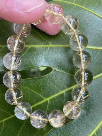 투명도가 좋음! 고품질 루틸 쿼츠 12mm