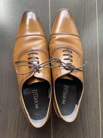 MODELL0 브라운 드레스 신발 25.5cm