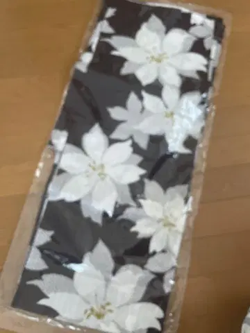 미사용 새상품 유카타 보라색 백합꽃
