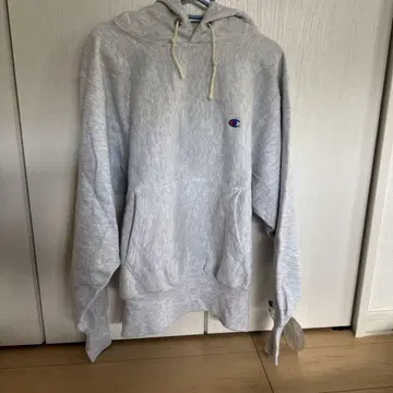 90s USA제 챔피온 리버스 위브 후드티 무지 그레이 데드