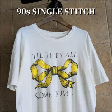 90s TIL THEY 그들이 돌아올 때까지 티셔츠 싱글 스티치
