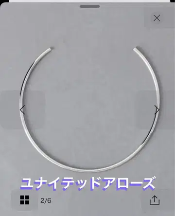 유나이티드 애로우즈 내로우 초커