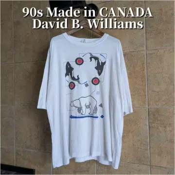 90년대 캐나다제 David B. Williams 회화 아트 티셔츠