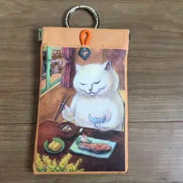 미사용 보관품 카마노 레이코 고양이의 생활 POY 스프링 입 멀티 케이스