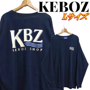KEBOZ 케보즈 백 빅 로고 빅 프린트 롱 티셔츠 L 사이즈