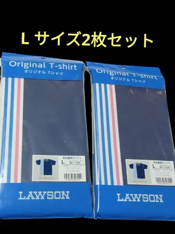 로손 오리지널 티셔츠 네이비 스트라이프 L 사이즈 2장 세트
