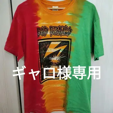 BAD BRAINS 라스타 컬러 타이다이 70s80s90s 밴딩 티셔츠