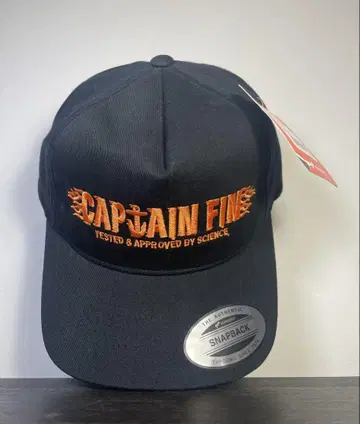 CAPTAIN FIN 스냅백 캡 블랙
