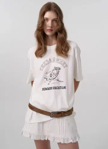 the barnnet Bear Sunbed T-Shirt 티셔츠 화이트