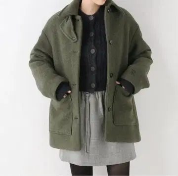 ROSEANNA 하프 코트 코트 여성용 카키 36