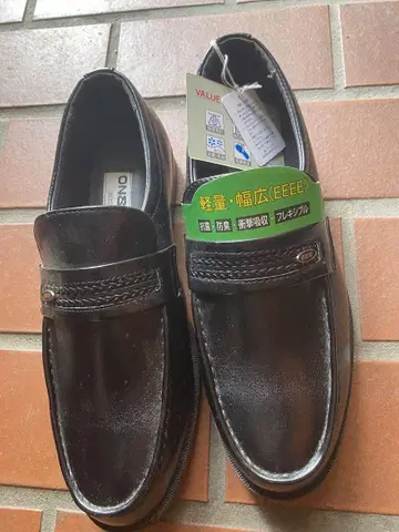 ON&OFF 블랙 로퍼 24.5 EEE