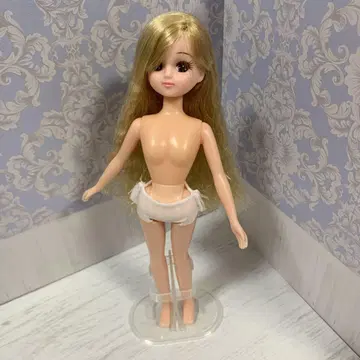 리카짱 파마 헤어 본체 타카라토미 옷 갈아입기 금발 롱 헤어