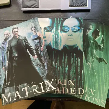 매트릭스 3부작 영화 팜플렛 3권 세트 키아누 리브스 주연