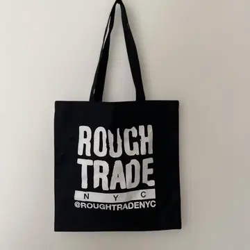 라프토레이드 ROUGH TRADE 블랙 토트백 NYC 뉴욕
