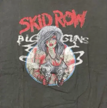 SKiD ROW 티셔츠 BIG GUNS 스키드 로우