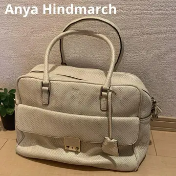 Anya Hindmarch 안야 힌드마치 가죽 카카 아이보리