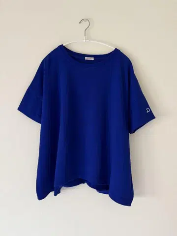 DRESSTERIOR 드레스테리아 파랑 블루 반팔 티셔츠 36 새상품급