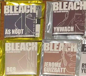 BLEACH 천년혈전편 마유리님의 빛나는 가라퐁 스퀘어 캔뱃지 4개