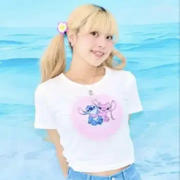 seiney blonde 스티치 & 엔젤 치비 스티치 콜라보