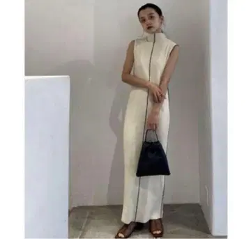 todayful Stitch Knit Dress 아이보리