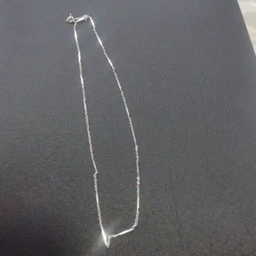 실버 체인 목걸이 조정 가능