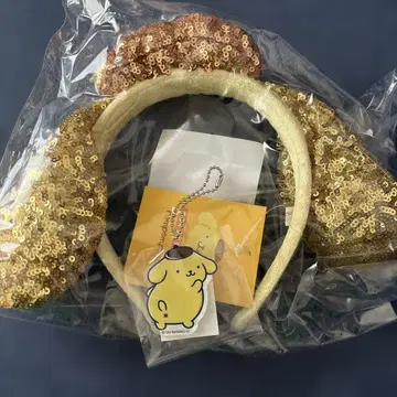 산리오 감사 팩 폼폼푸딩 머리띠 아크릴 참