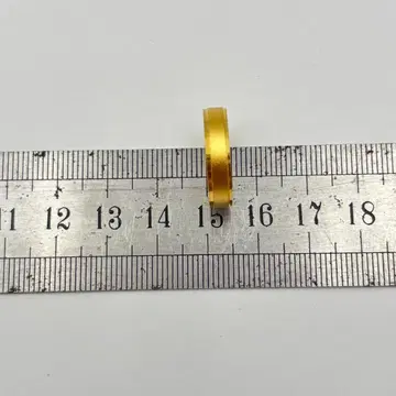 유품 정리 999 각인 있음 금 반지 미니멀리스트 12호
