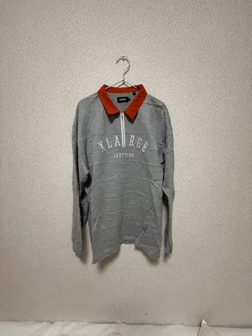 XLARGE 그레이 오렌지 집업 트레이닝복