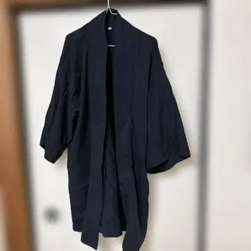 MUJI 겉옷 가디건 일본식 및 서양식 블랙 화이트 2개 세트