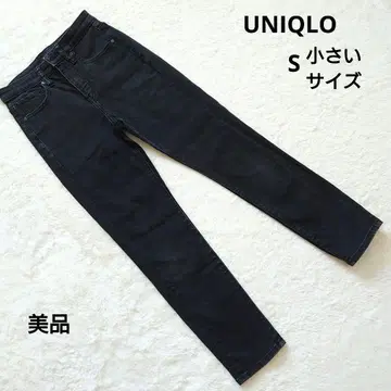 새상품급 유니클로 블랙 데님 스키니 데님 S 작은 사이즈