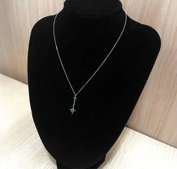 스타 주얼리 SV925 블루 토파즈 목걸이