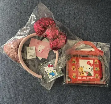 산리오 감사 팩 헬로키티 머리띠 아크릴 참