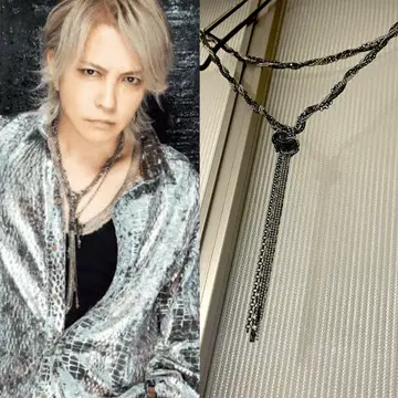 희귀 HYDE 착용 체인 스네이크 목걸이 새상품급 ifsixwasnine