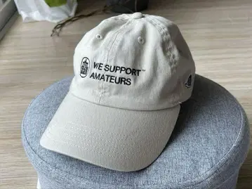 WE SUPPORT AMATEURS 베이지 캡