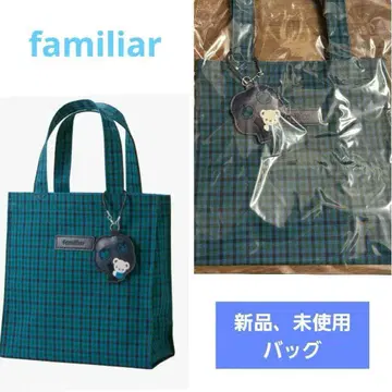 파밀리아 미사용 새상품 토트백 핸드백 체크