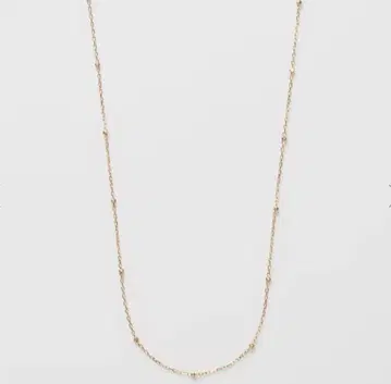 agete 컨디션 최상 아가트 K10 목걸이 체인 45cm