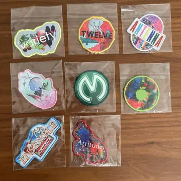 Mrs. GREEN APPLE 10 GOODS 와펜 8종