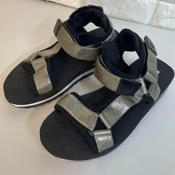 NO NAME 노네임 샌들 미사용품 리플렉스 그레이 24cm(38)