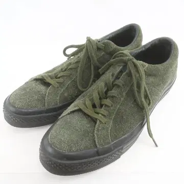 CONVERSE ONE STAR 천연 가죽 스웨이드 로우 컷 스니커즈