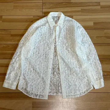 "SOFTHYPHEN" L/S 다마스크 무늬 레이스 셔츠