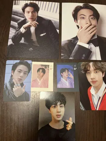 bts 진 포토 카드 세트