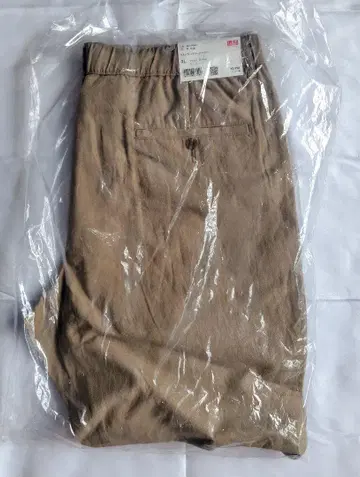 새상품 2025년산 린넨 블렌드 이지 팬츠 남성용 XL 베이지