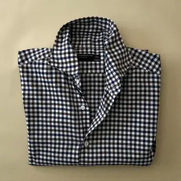 DANDY LIFE BARBA 와이드 칼라 체크 셔츠 XL 정도