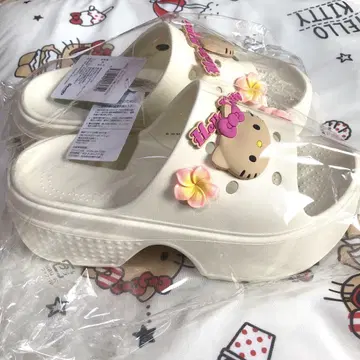 일광화상 키티 통굽 샌들 헬로키티 블루메리아