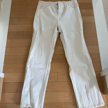 Healthy Denim 화이트 데님 팬츠