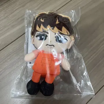 애니메이션 스타일 캐릭터 봉제 인형 오렌지