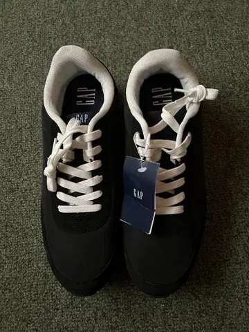 새상품 GAP 남성용 스니커즈 GAP 블랙 27cm