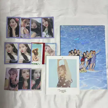 TWICE Summer Nights 사나 트레이딩 카드 세트 컴프