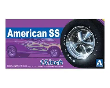 1/24 아메리칸 SS 15인치 HOT ROD 타이어 부속물